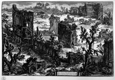 View of the Baths of Titus by Giovanni Battista Piranesi